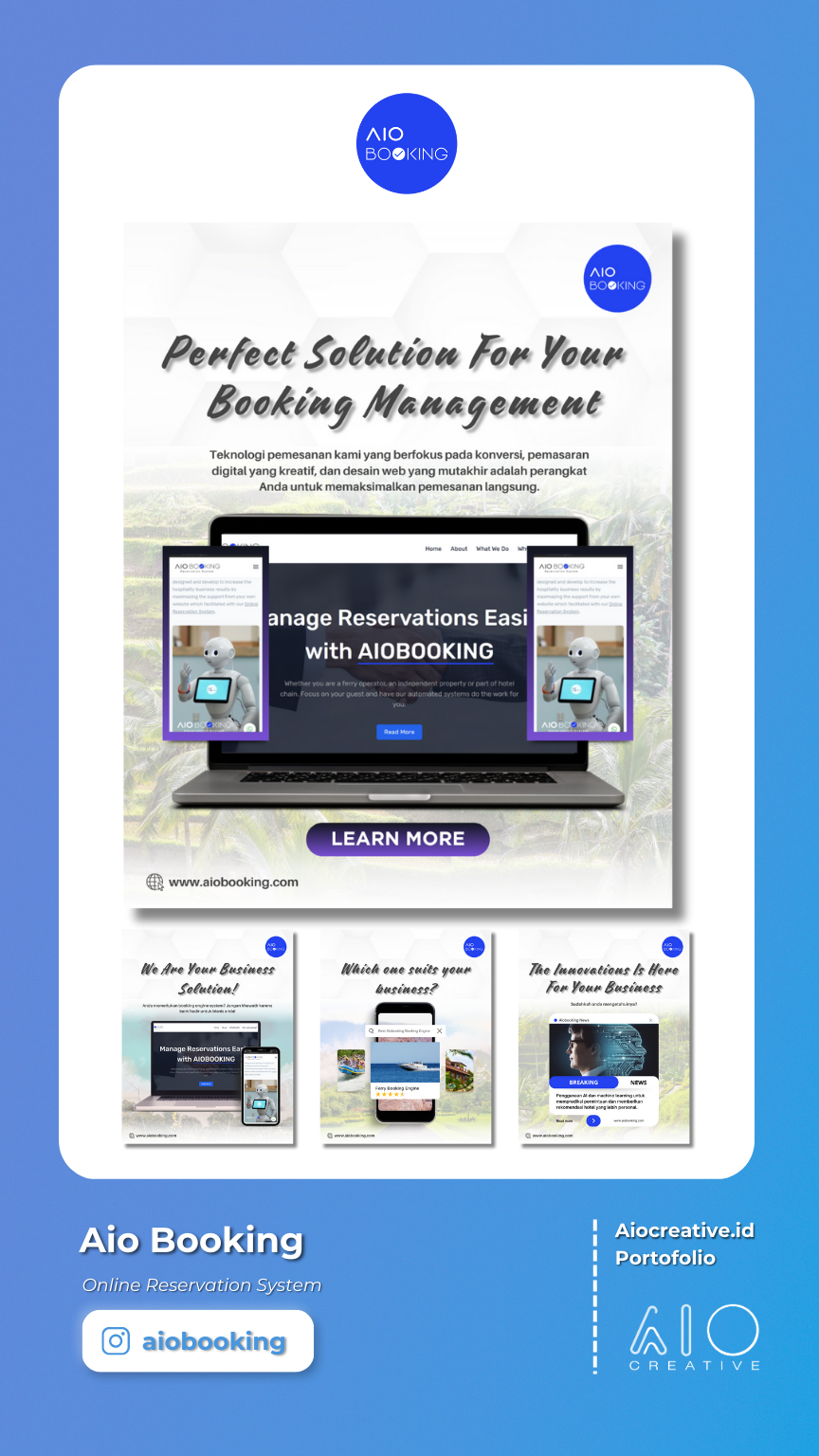Web Design for AIOBOOKING